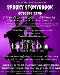 Spooky Stonybrook Event Poster